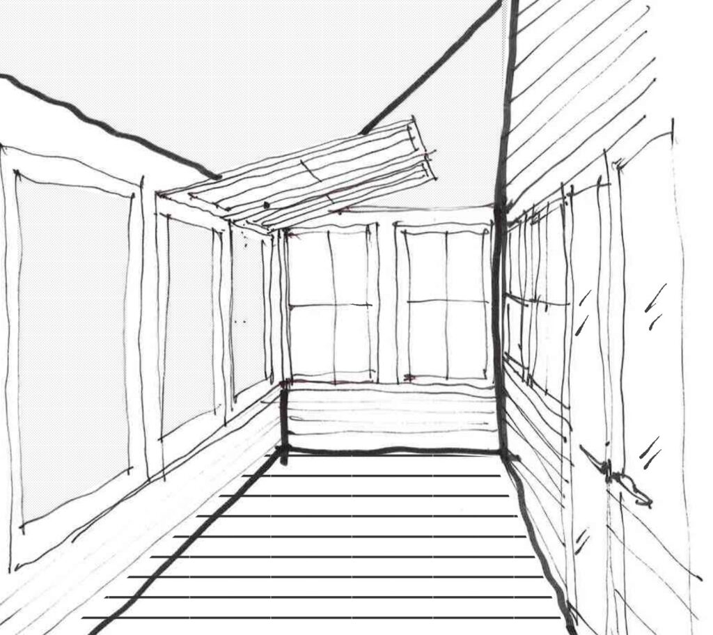 Sleeping Porch Perspective